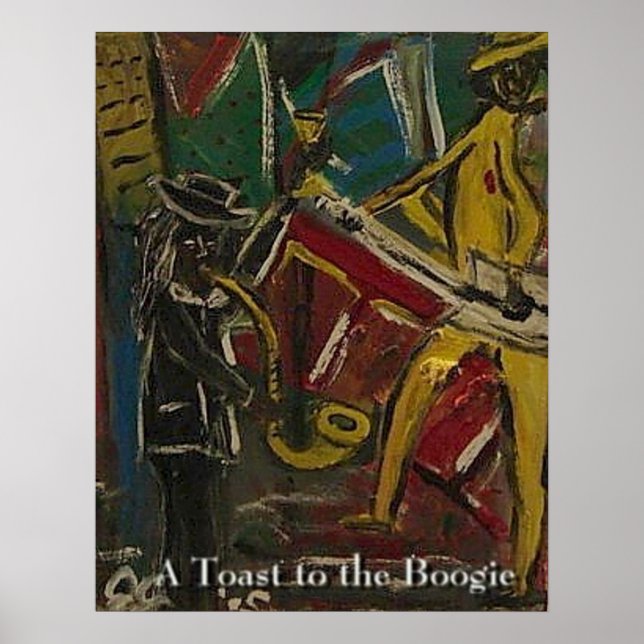 A Toast to the Boogie Poster (Front)