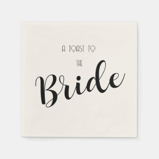 A Toast to the Bride Napkin