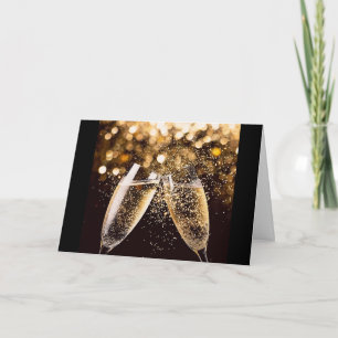 **A TOAST TO THE NEWLYWEDS** CARD