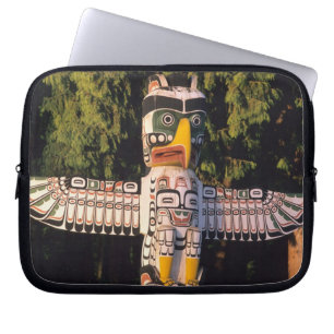 A totem pole In Vancouver, Canada. Laptop Sleeve