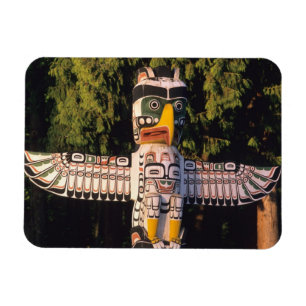 A totem pole In Vancouver, Canada. Magnet