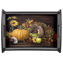 A Touch of Autumn Serving Tray Large