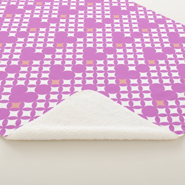 A Touch of Elegance Starry Pattern Sherpa Blanket (3/4)