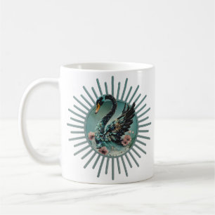 A touch of fantasy and elegance, the swan of dream coffee mug