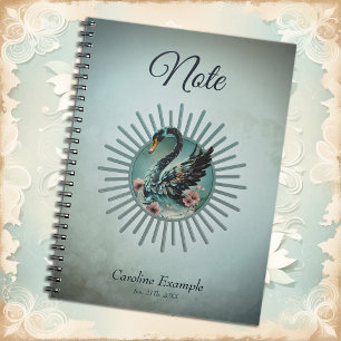 A touch of fantasy and elegance, the swan of dream notebook