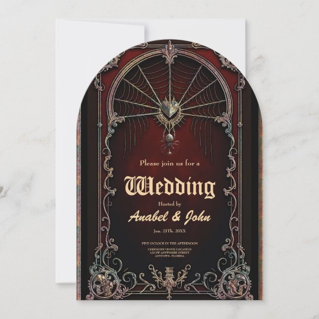 A touch of Gothic magic,  Invitation (Front)
