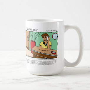 "A Touch of Humour" Time Space Continuum Comic Coffee Mug