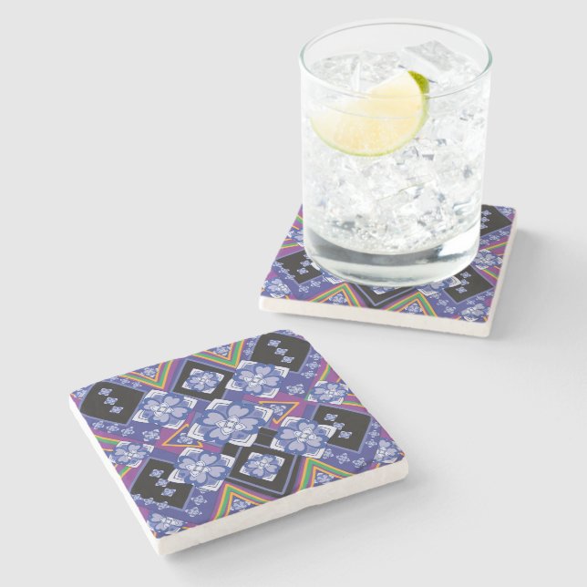 A Touch of Lebanese Stone Coaster (Side)