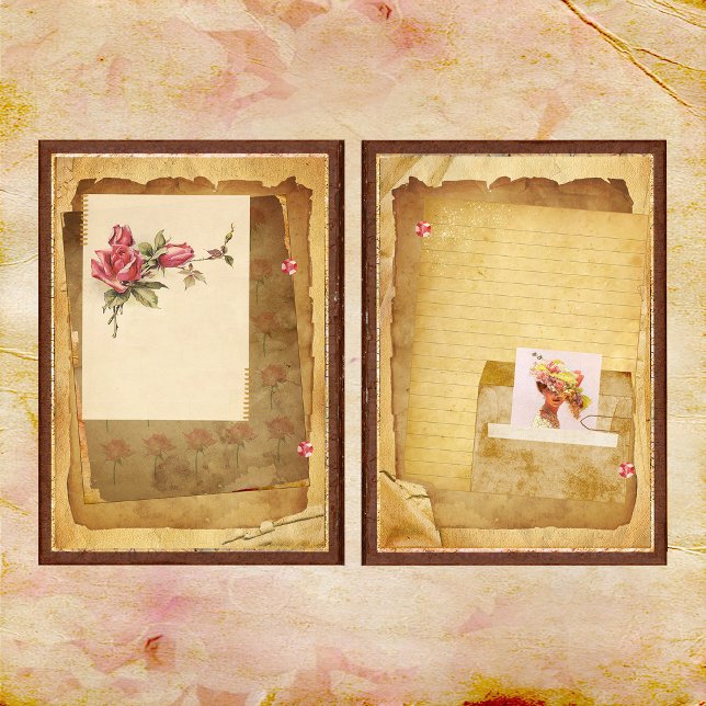 A Touch of Pink Junk Journal Pages (Creator Uploaded)