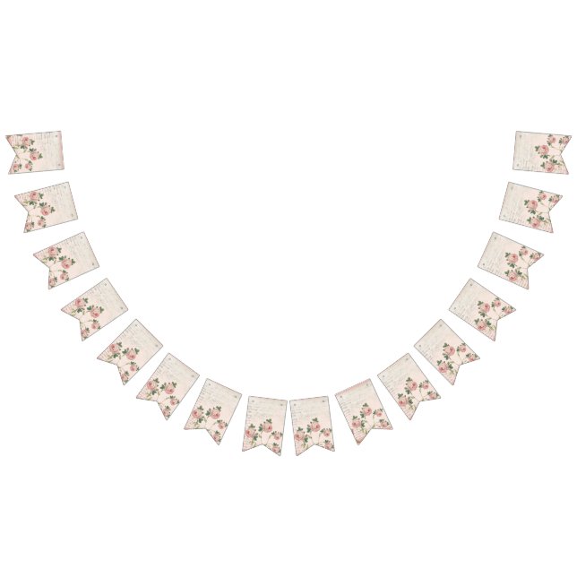 A Touch of Pink Throw Pillow Bunting (All)