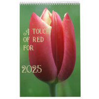 a touch of red for 2025