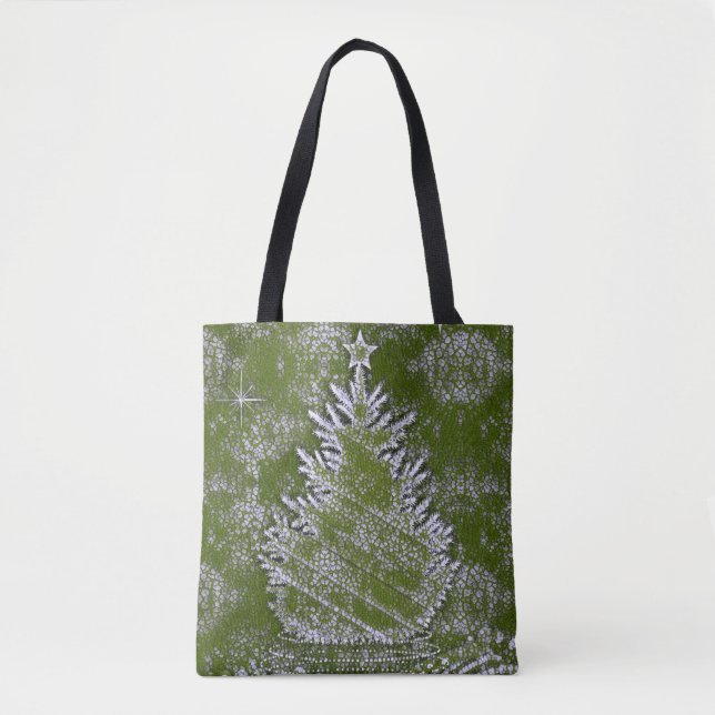A Touch Of Snow Tote Bag (Front)