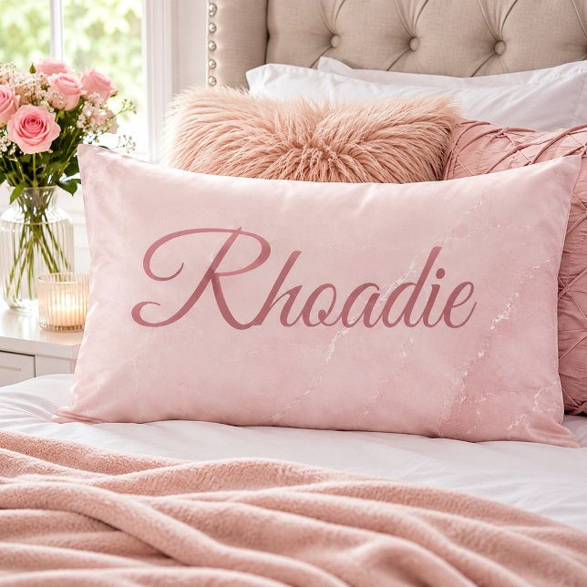 A touch of soft elegance blush marble pillowcase (Creator Uploaded)