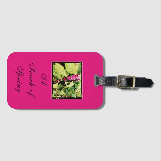 A Touch of Spring- Luggage Tag (Front Horizontal)