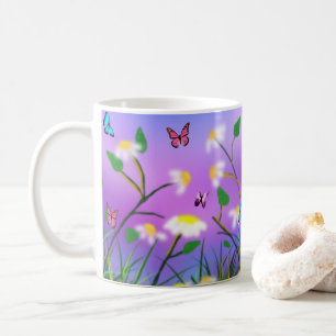 A Touch Of Spring, White Coffee Mug