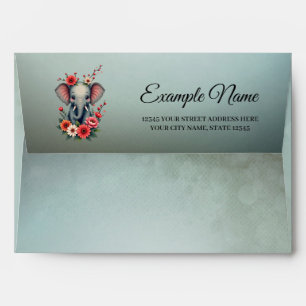 A touch of summer: The baby elephant  Envelope