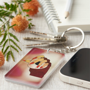 A Touch of Trippy Vision Key Ring