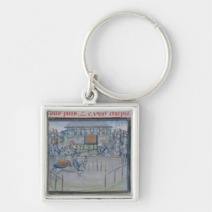 A Tournament in London: Jousting Key Ring
