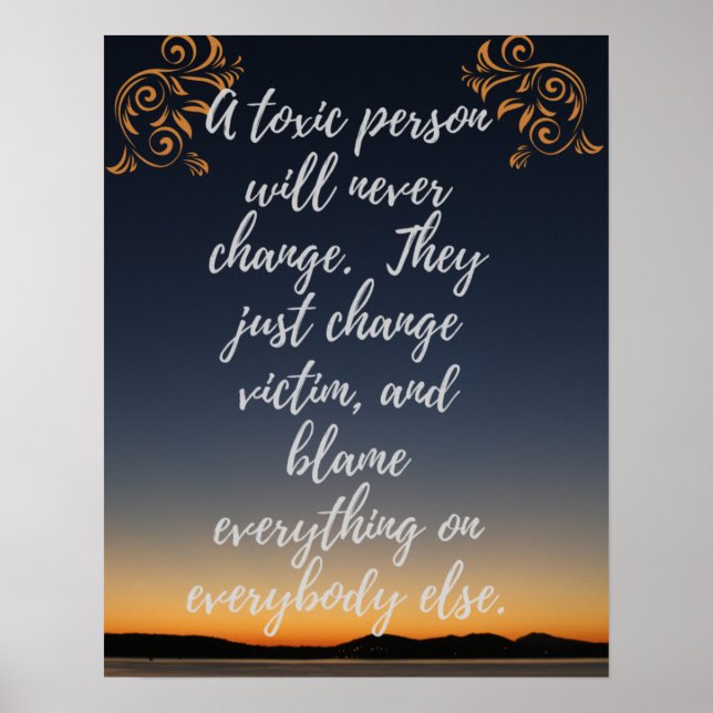 A Toxic person Wood Wall Art (Front)