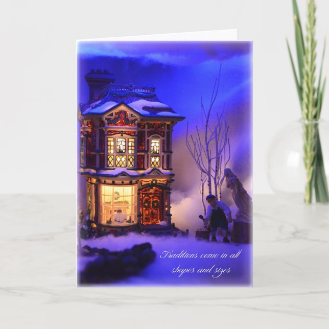 A Traditional Christmas Holiday Card (Front)