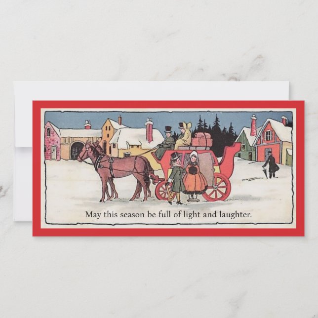 A Traditional Holiday Greeting Card (Front)