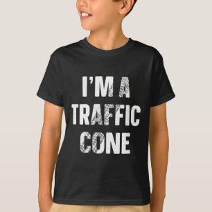 A Traffic Cone Shirt Kids Costume Funny Halloween