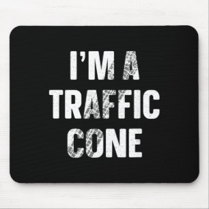 A Traffic Cone Shirt Kids Costume Funny Halloween Mouse Mat