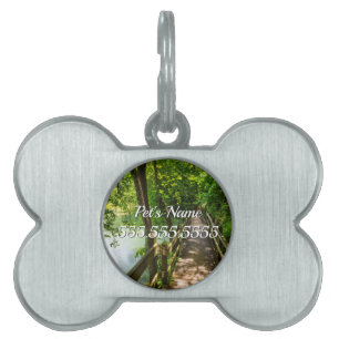 A Tranquil Hike Pet ID Tag