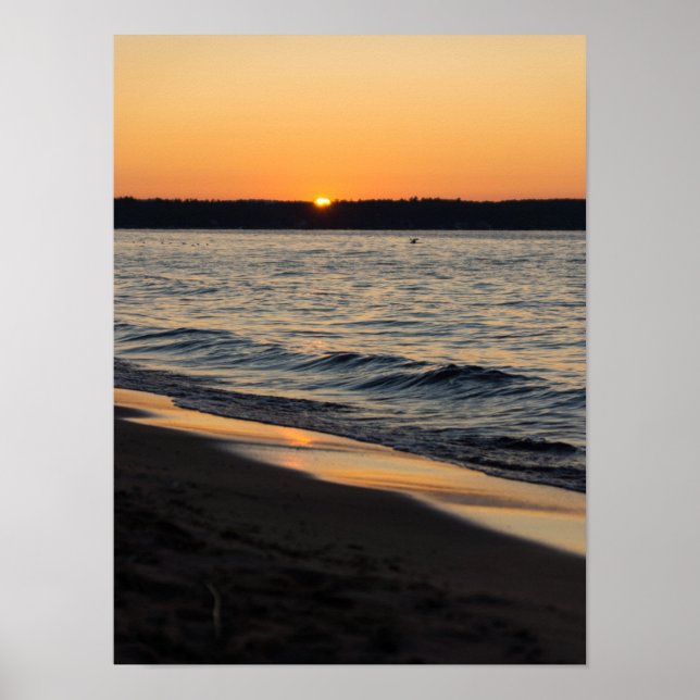 A Traverse Sunset Poster (Front)