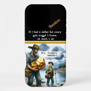 A treasure hunt by the river on a sunny afternoon iPhone 16 pro max case