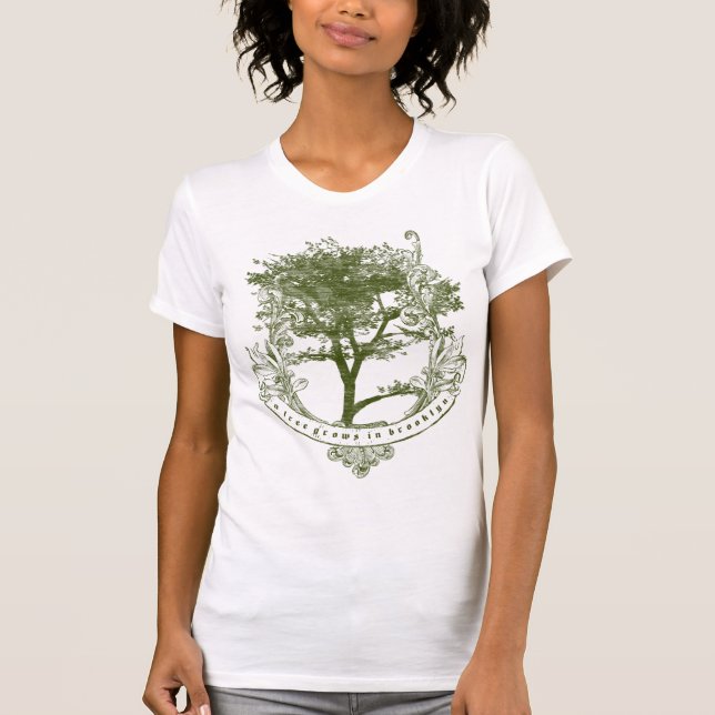 A-Tree-Grows-In-Brooklyn-(Green) T-Shirt (Front)