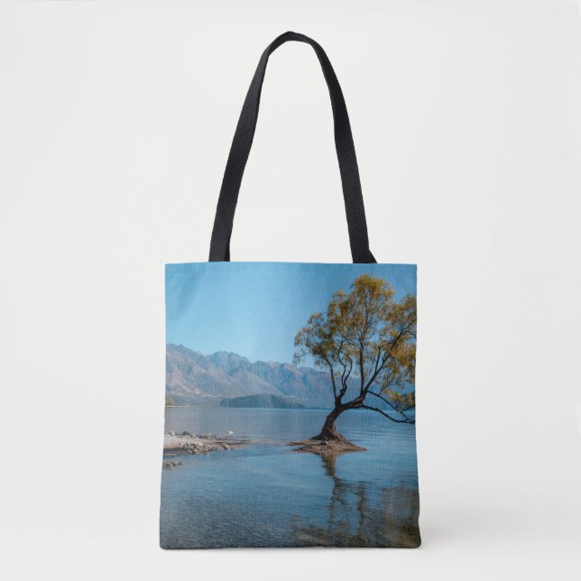 A Tree in a Lake Tote Bag (Front)