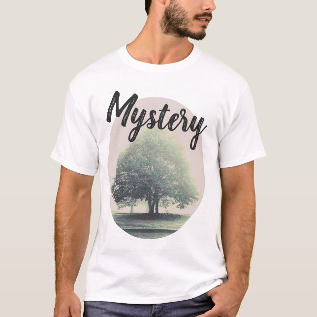 A Tree in Fog Forest Mystery T-Shirt (Front)