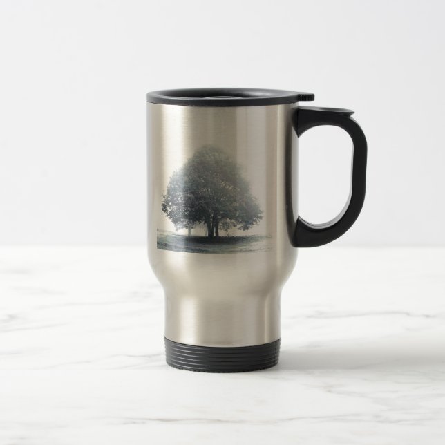 A Tree in Fog Travel Mug (Right)