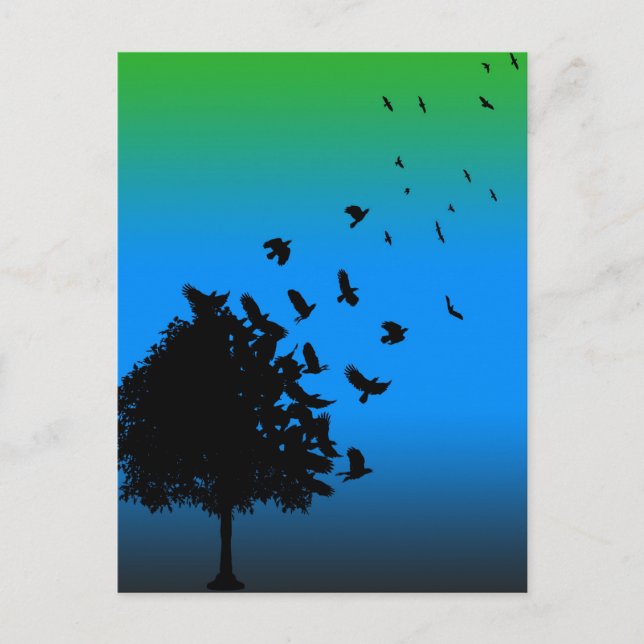 A Tree of Crows Postcard (Front)