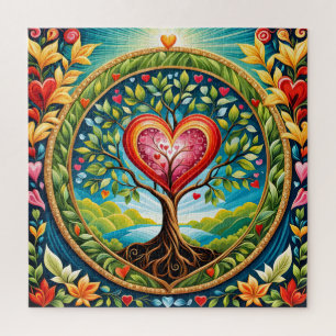 A tree of life full of love jigsaw puzzle