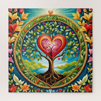 A tree of life full of love jigsaw puzzle
