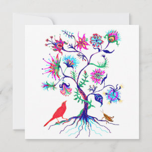 A tree of life holiday card