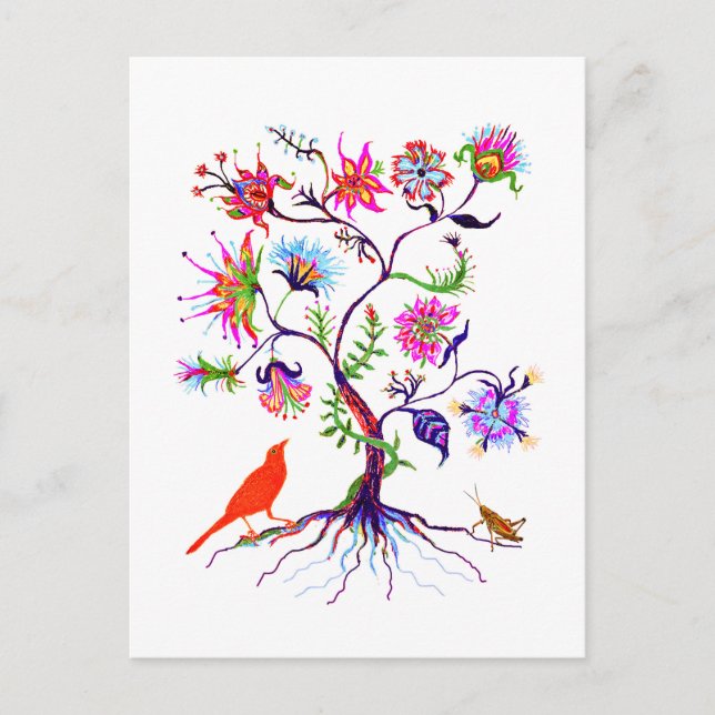 A tree of life postcard (Front)