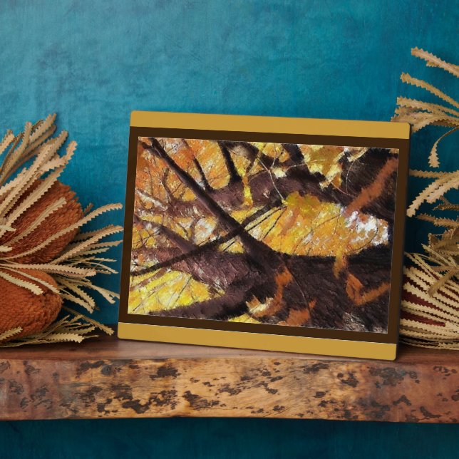 A Tree Trunks View Plaque (Side)