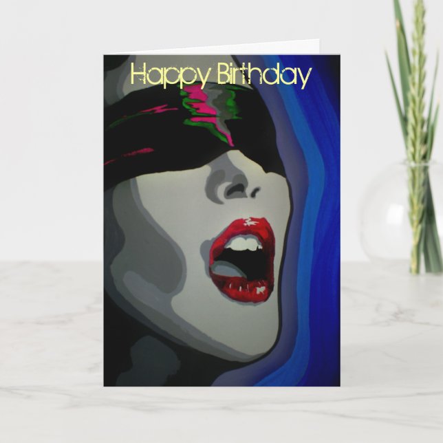 'A Tremble in the Night' Birthday Card (Front)