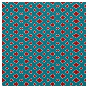 A trendy green & maroon fabric pattern design