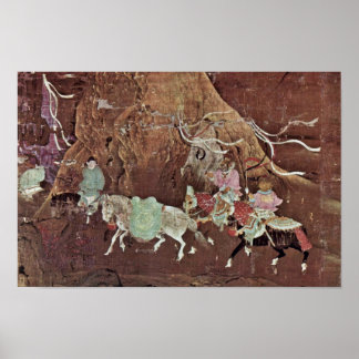 A Tributary Horse For Xuanzong Emperor Of Tang By Poster