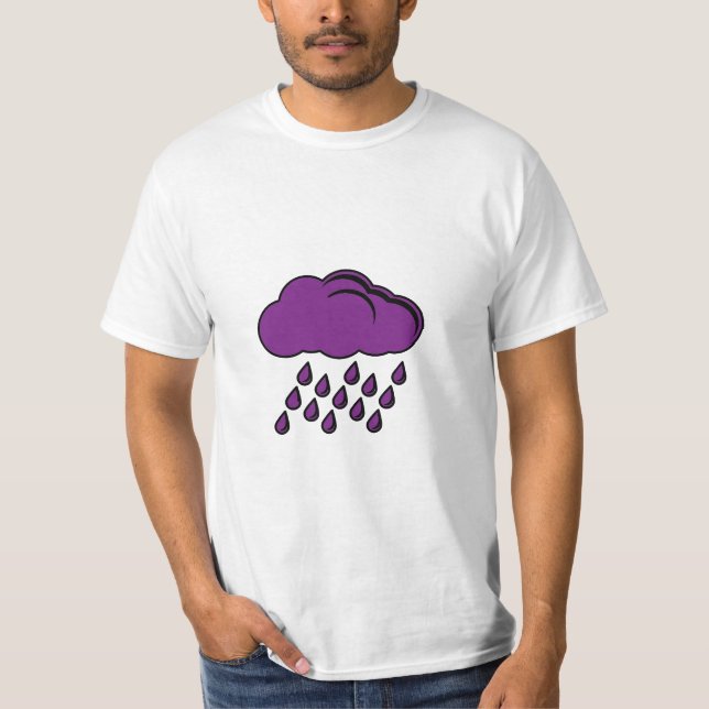 A tribute to a man that made us cry purple tears T-Shirt (Front)