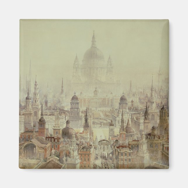 A Tribute to Sir Christopher Wren Magnet (Front)