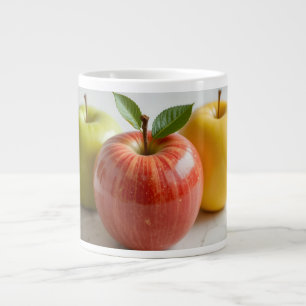 A Trio of Apples Large Coffee Mug