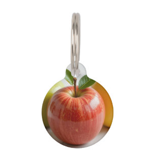 A Trio of Apples Pet Tag