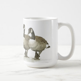 A trio of Canada Geese mug