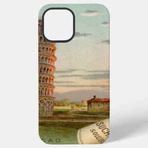A trip to Italy Vintage Leaning tower of Pisa iPhone 12 Pro Max Case