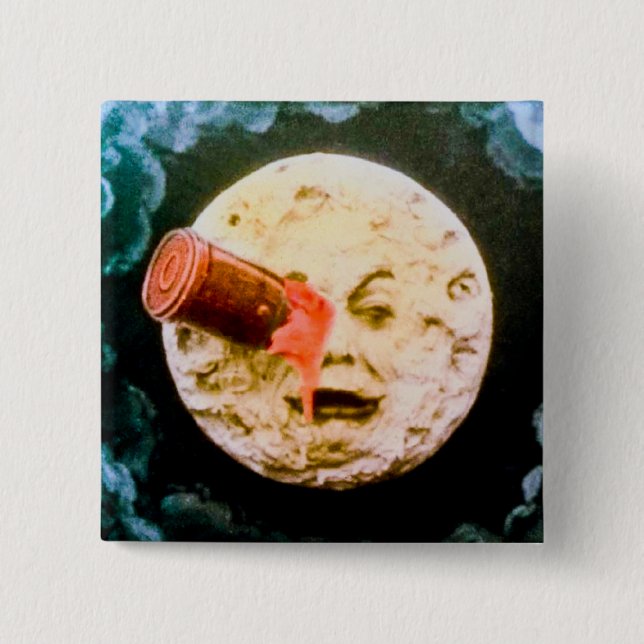 A Trip to the Moon 15 Cm Square Badge (Front)